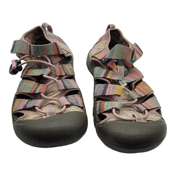 Keen Newport H2 Girl’s Sandals Size 2 Sport Waterproof Pink Multicolor 1006567 - Picture 2 of 9